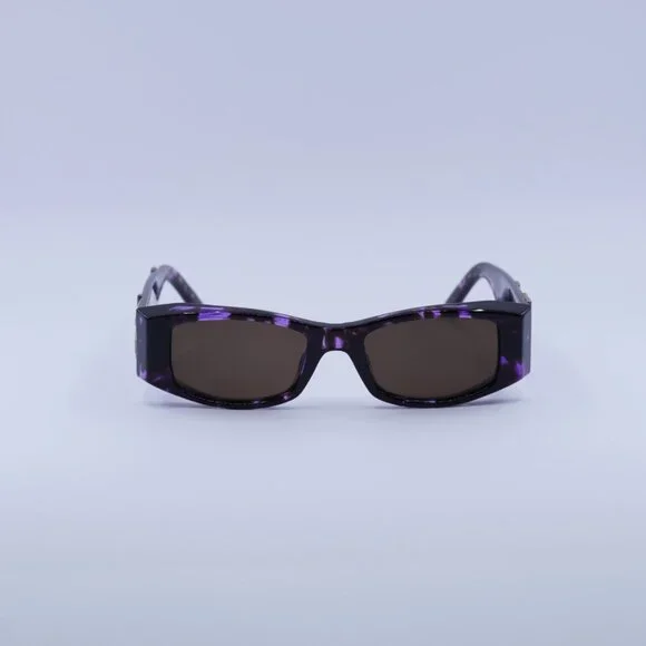 New! Palm Angels Purple and Black Sunglasses, PERI007 3464, Authentic Palm Angels Palm Angels PERI007 ANGEL 3464 Sunglasses Havana  main image 3